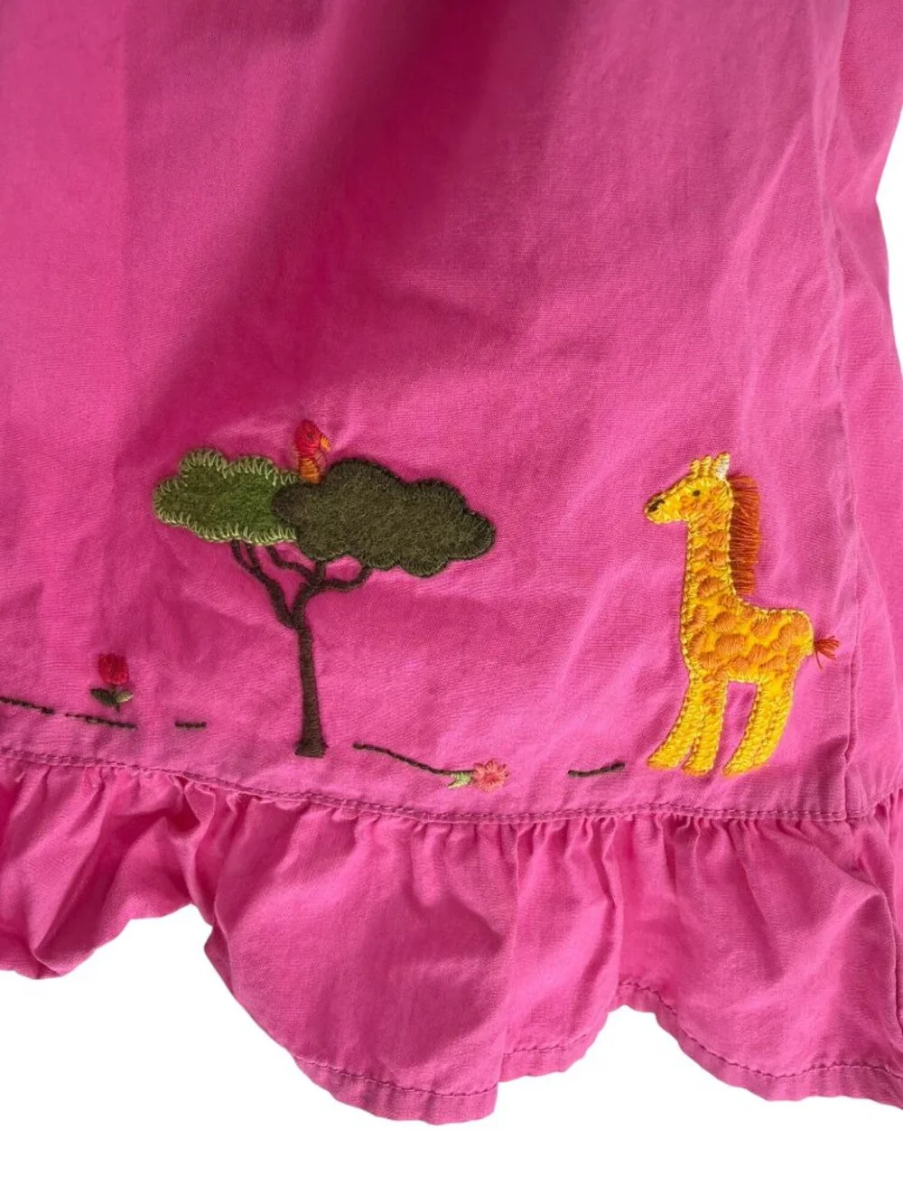 Gymboree Vintage Safari Animal Embroidery Dress 18-24 months